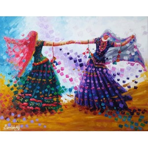 Bandah Ali, 30 x 24 Inch, Acrylic on Canvas, Figurative-Painting, AC-BNA-092